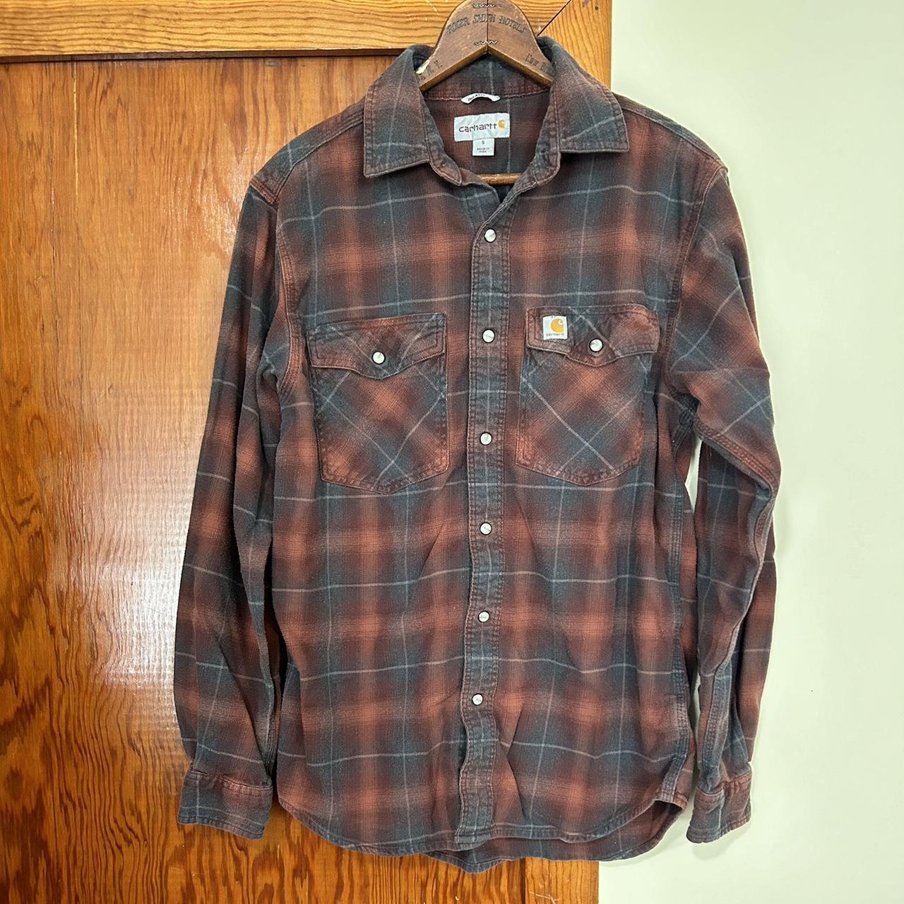 Carhartt hubbard flannel on sale shirt