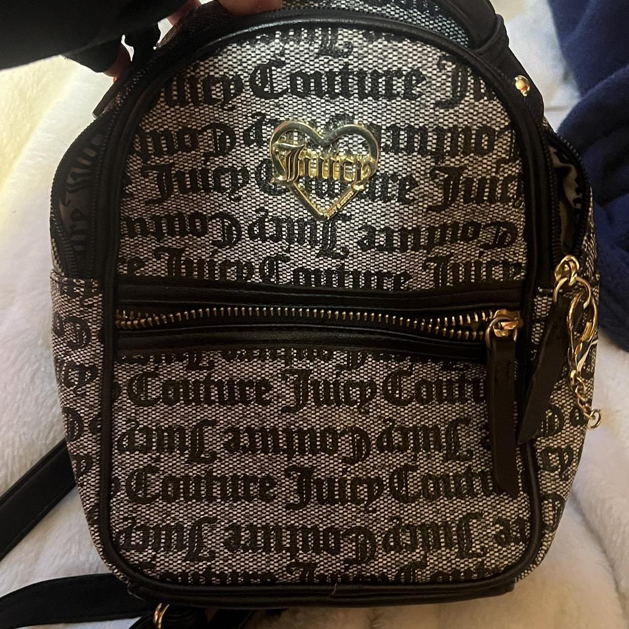 Juicy Couture Pink Velvet Backpack / Purse - Etsy