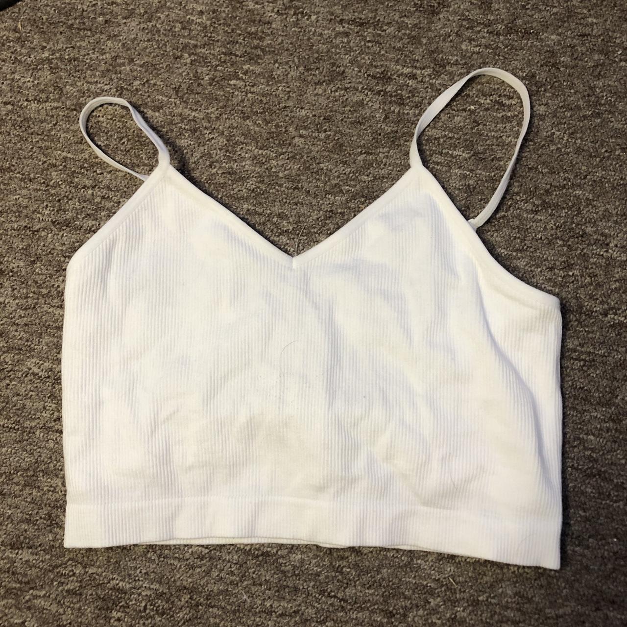 Primark Women's White Vest Depop