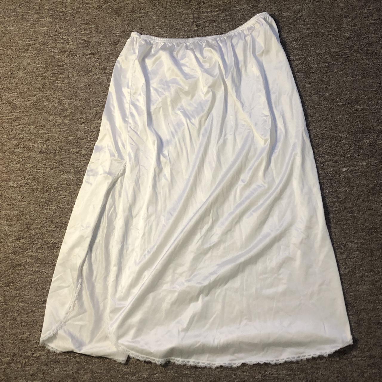 Vanity Fair Women's White Skirt | Depop