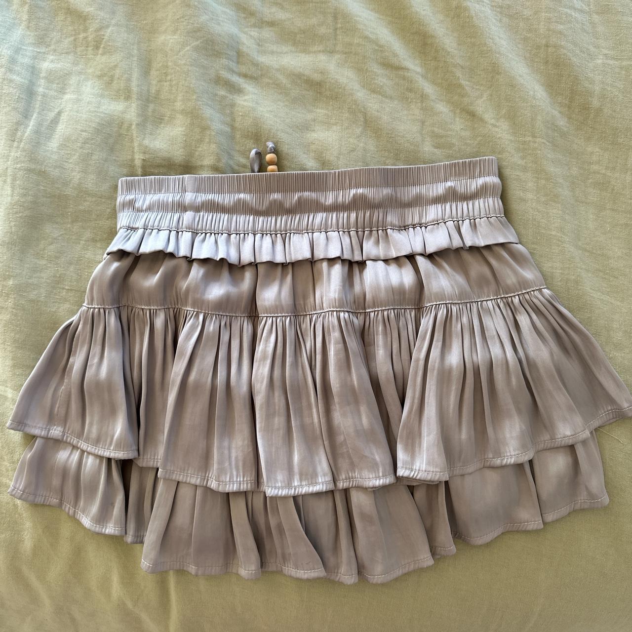 Selling flannel harmony frill short/skirt in... - Depop