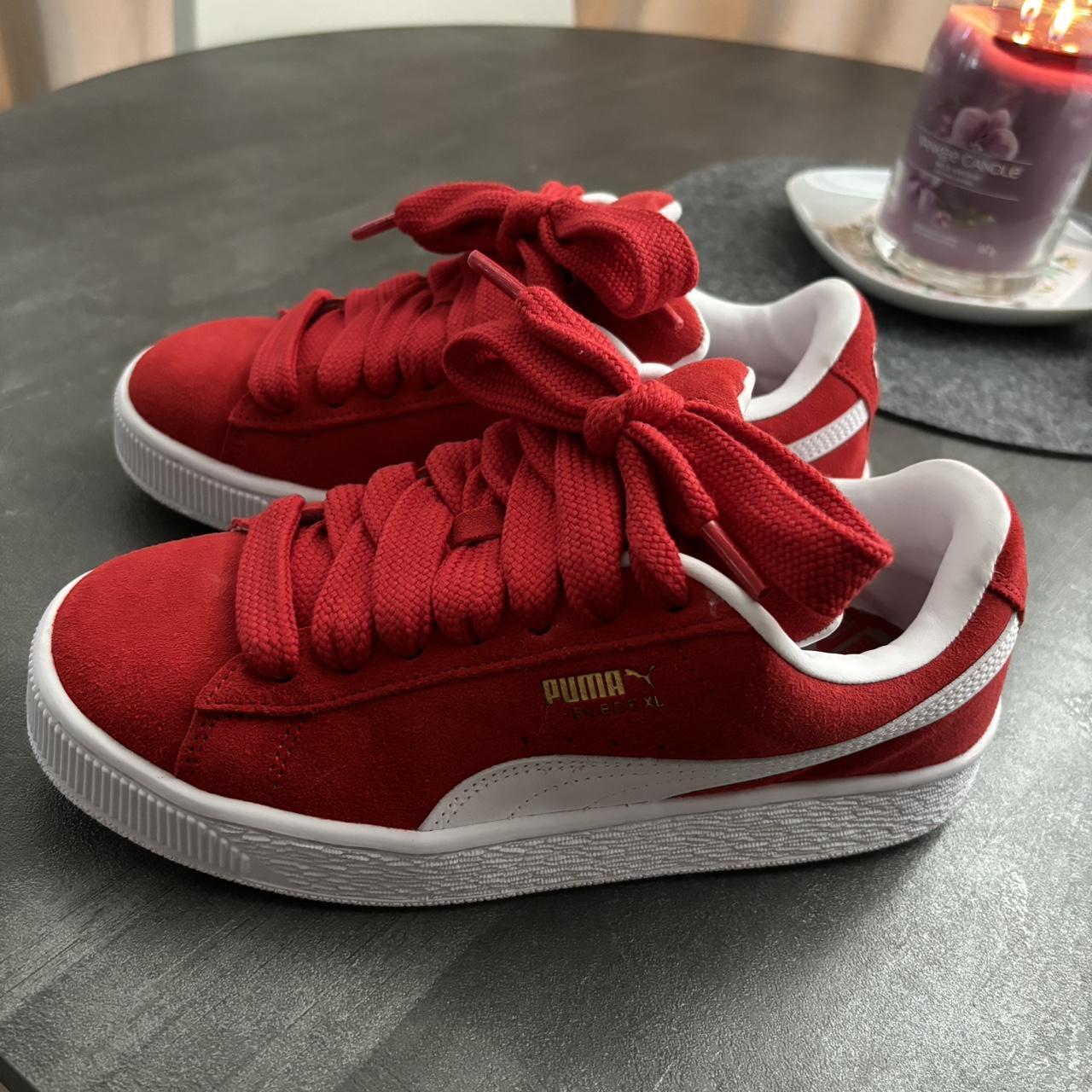 Puma suede XL size woman s UK 5 Vnds Shoe worn. Depop