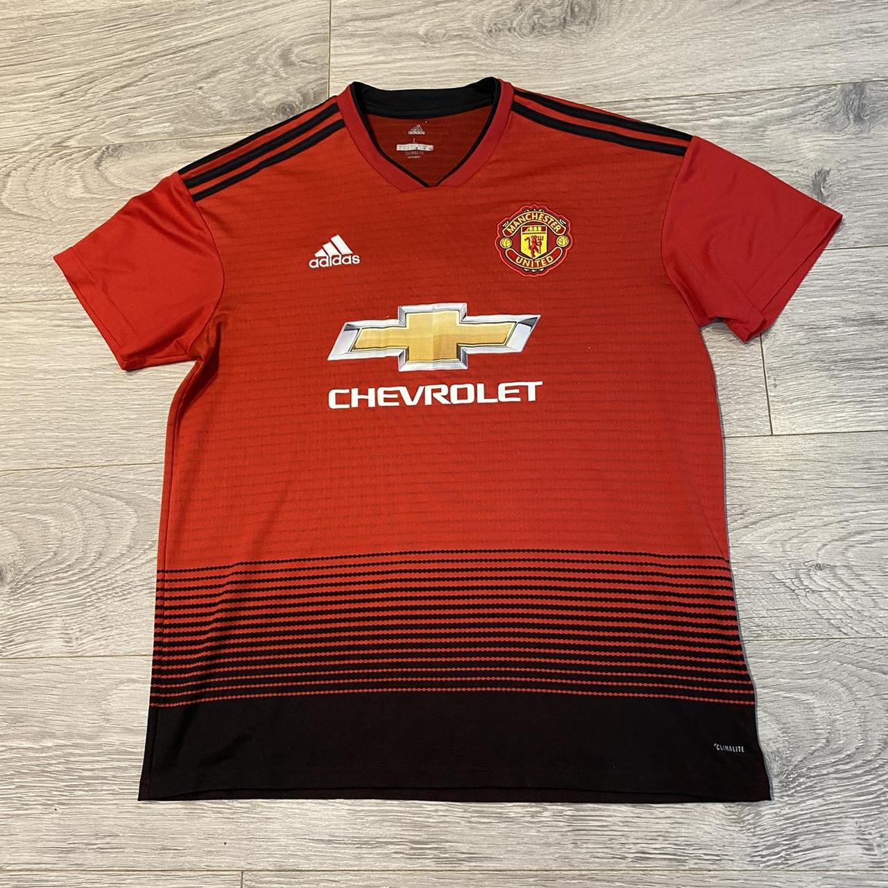 Manchester United 2018/19 Home Shirt Condition... - Depop