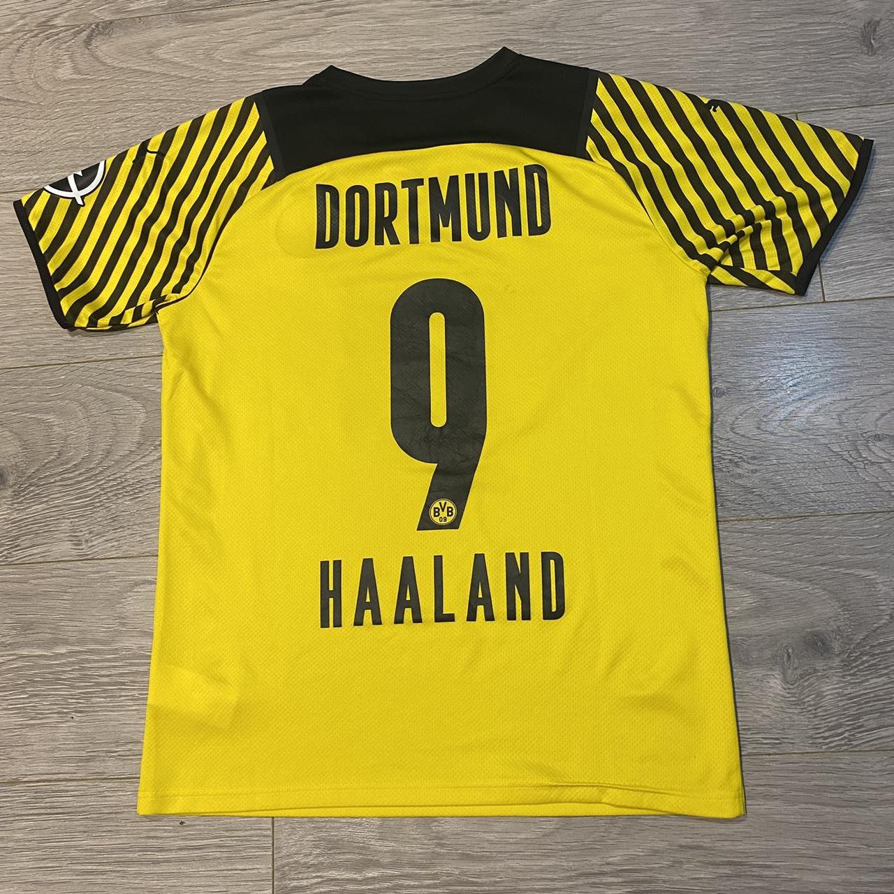 Yellow Bvb Haaland Jersey BORUSSIA DORTMUND HAALAND 2021-2022