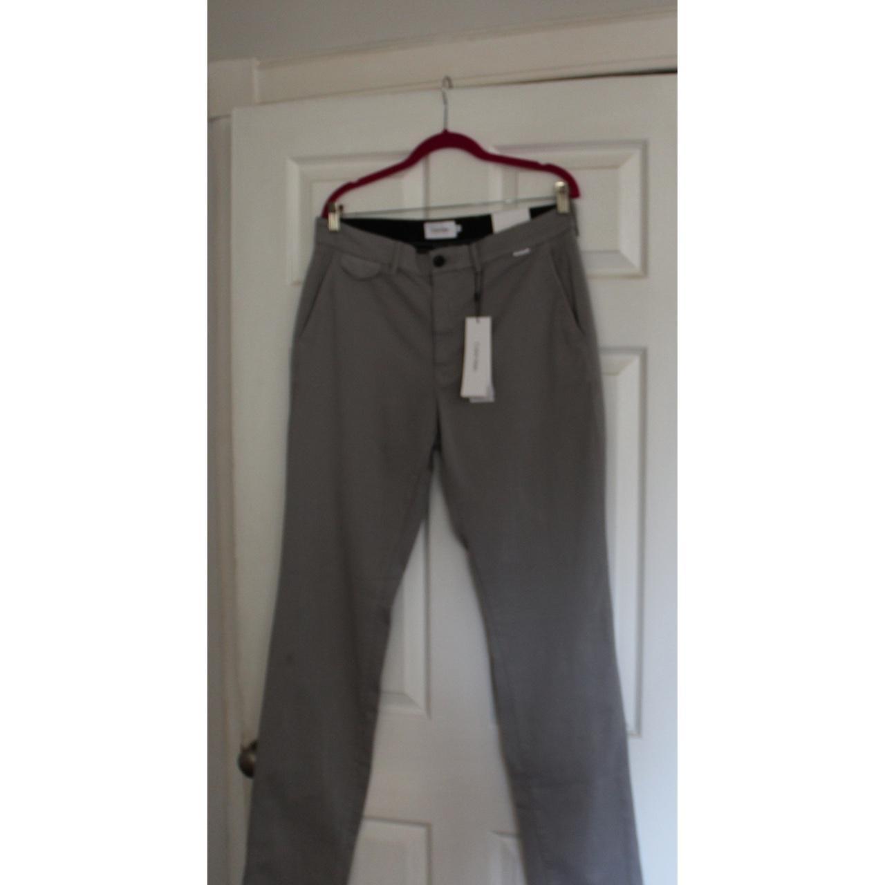 Calvin Klein Women S Grey Trousers Depop