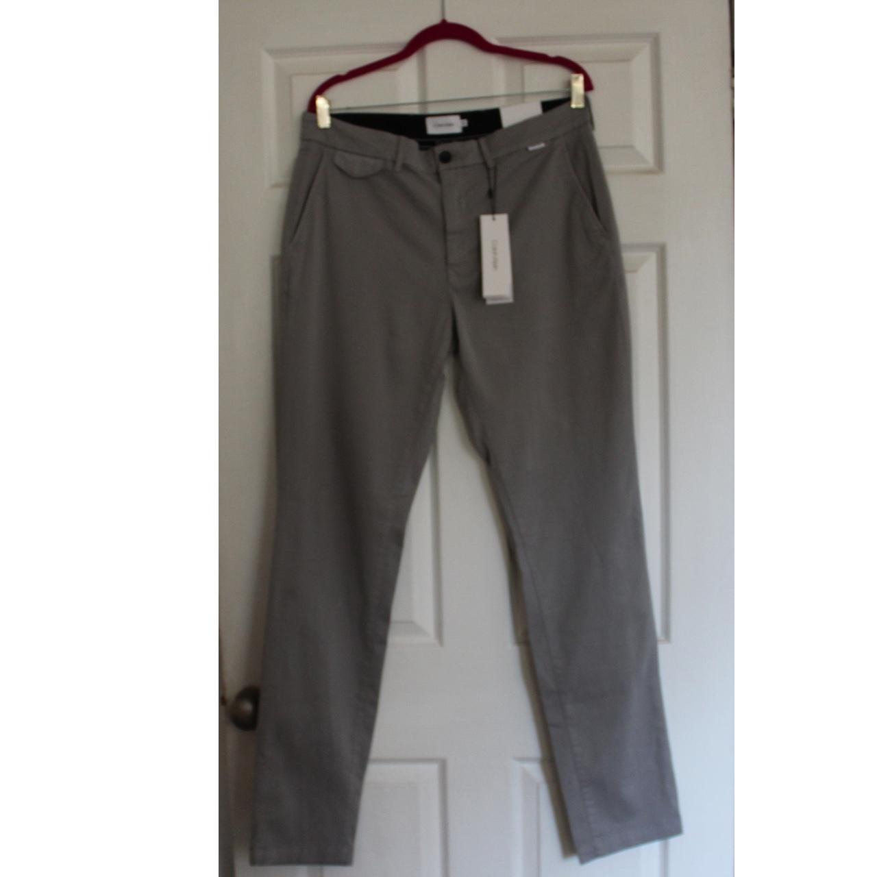 Calvin Klein Women S Grey Trousers Depop