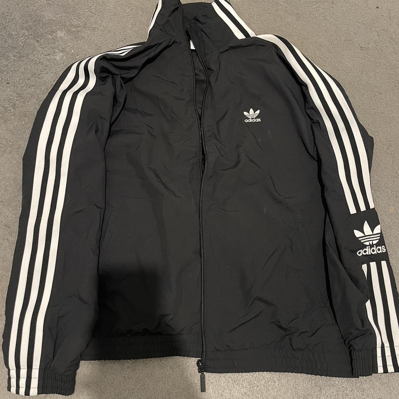 Adidas Women's Black Jacket | Depop