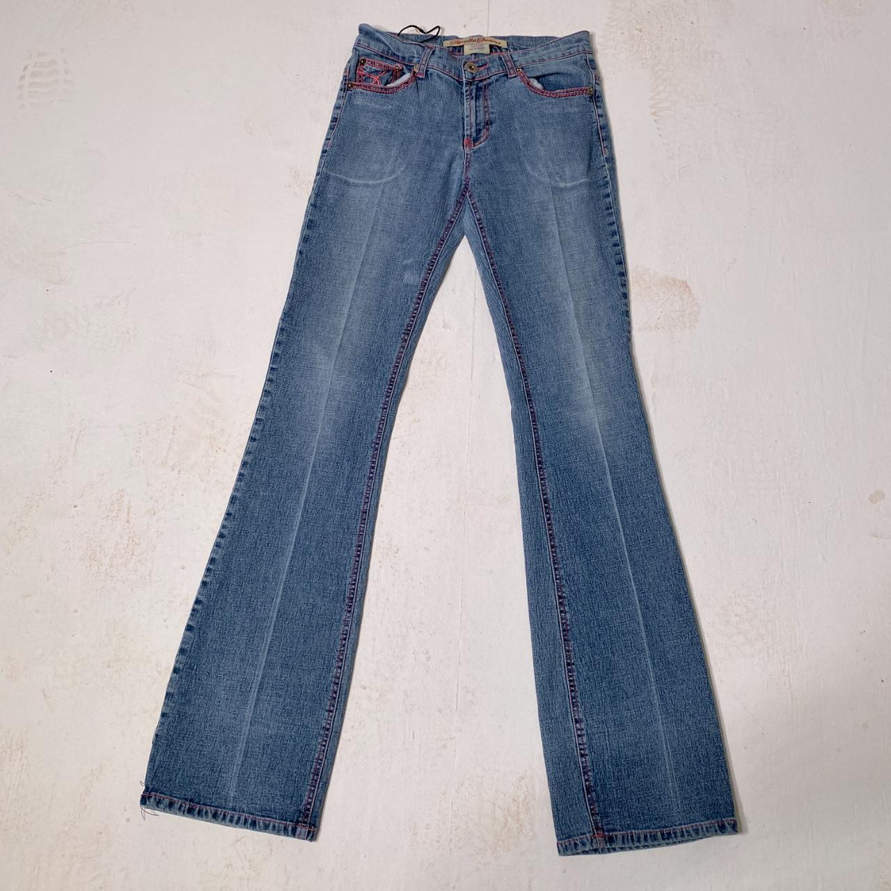 American Vintage Women's Blue Jeans | Depop