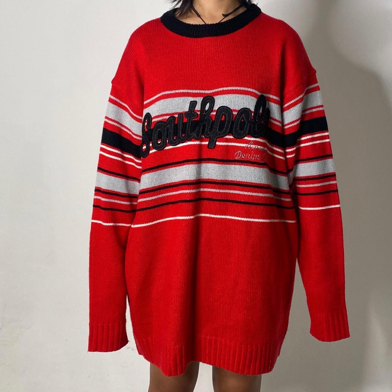 Southpole vintage early 2000s knit sweater. Red,...