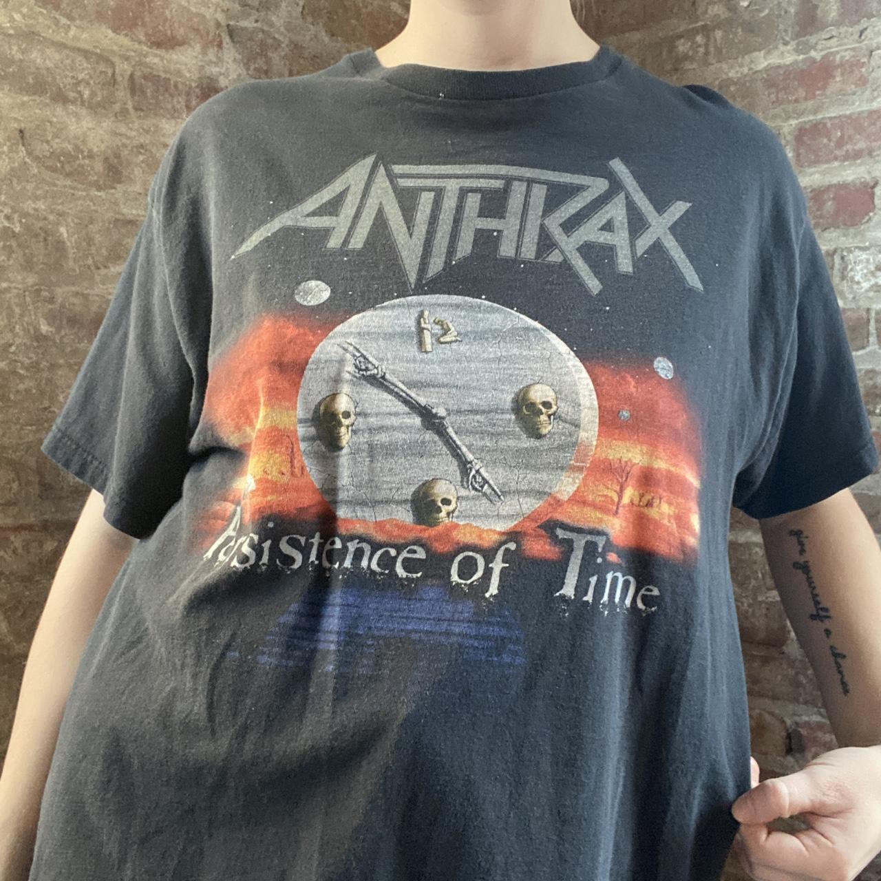 ANTHRAX BROCKUM パーシステンス・オブ・タイム Tシャツ 1990 ANTHRAX BROCKUM パーシステンス・オブ・タイム Tシャツ 1990