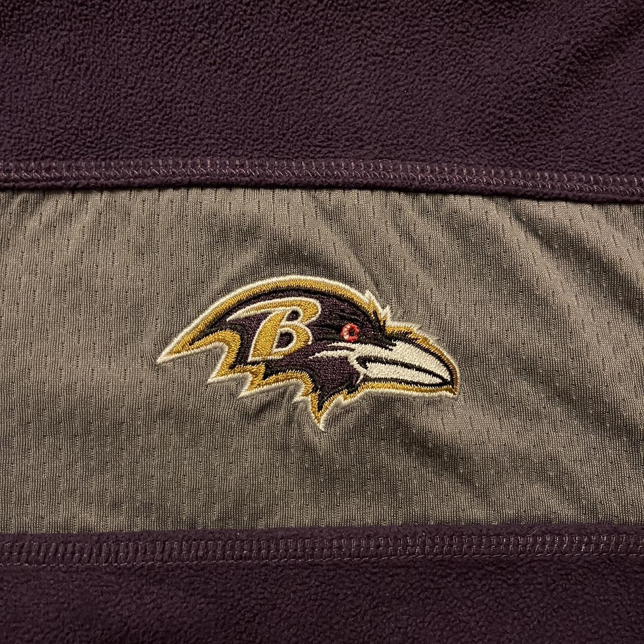 Men's Baltimore Ravens Vanquish Purple Quarter-Zip Pullover