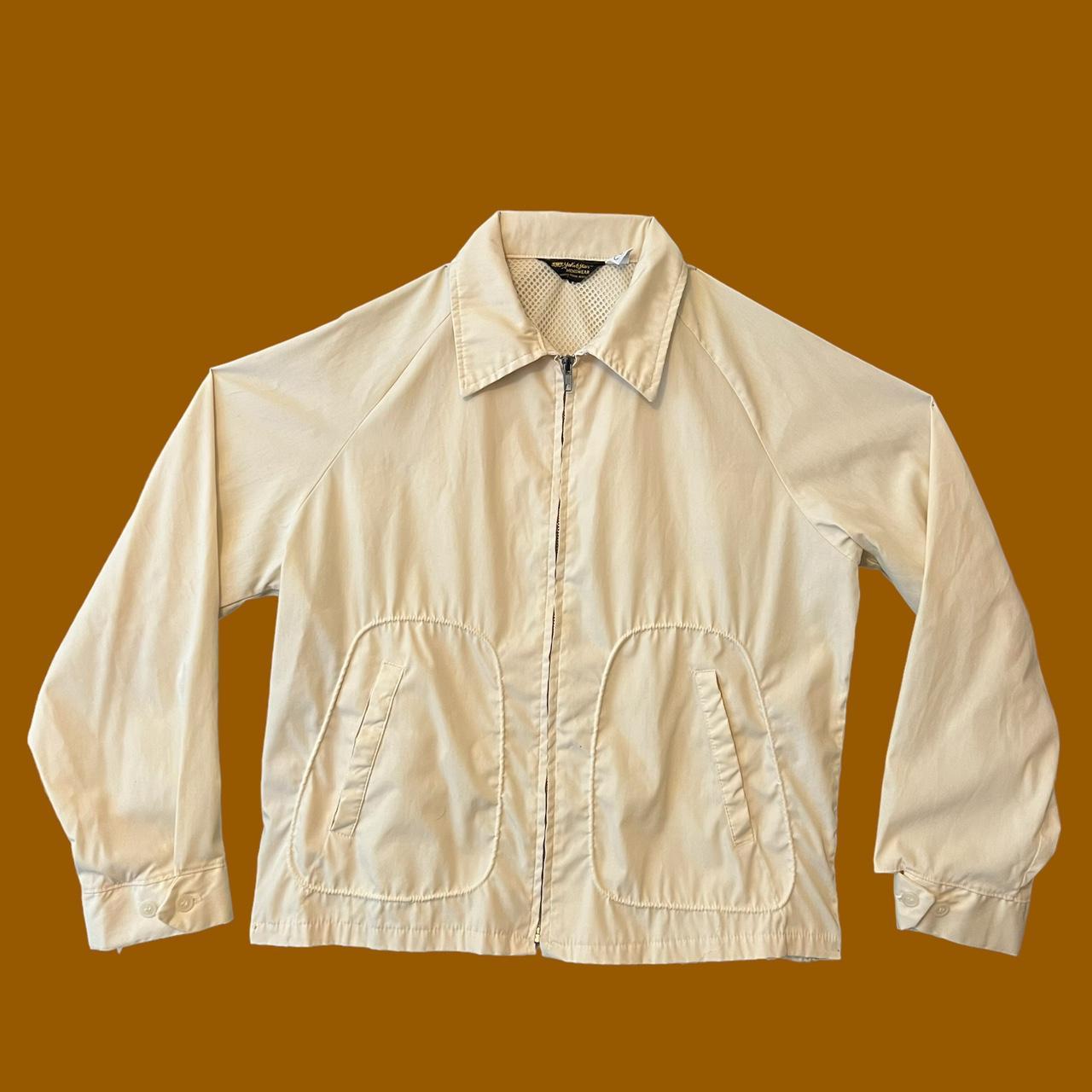 Vintage 60s-70s John Blair Menswear jacket Pale... - Depop