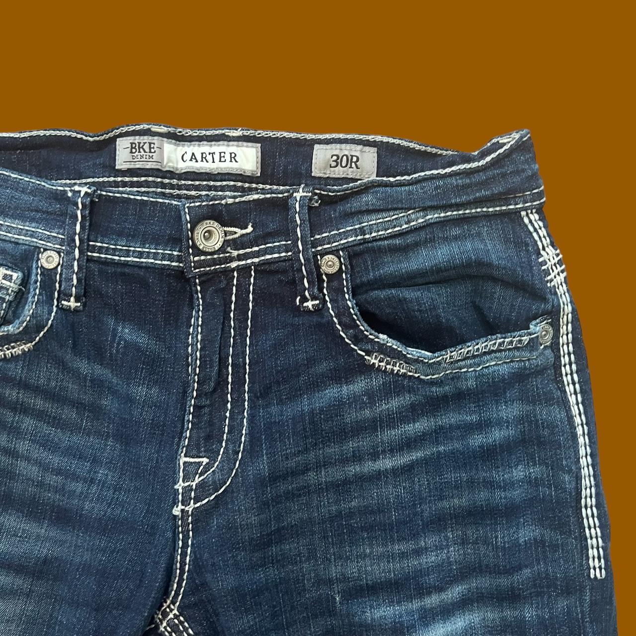 BKE denim Carter men’s jeans Size 30R 42in long,... Depop