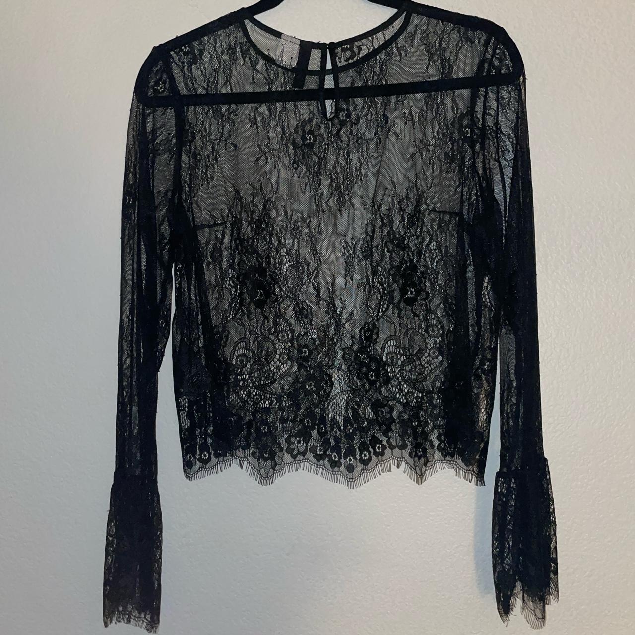 Acne Studios Women's Black and Silver Blouse (3)