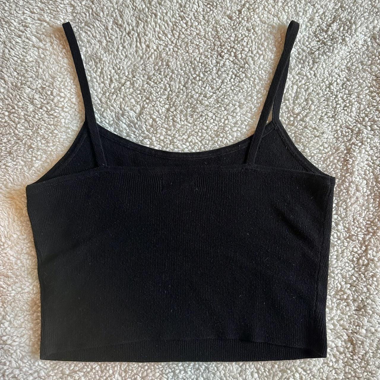 Playboy Women's Black Crop-top | Depop