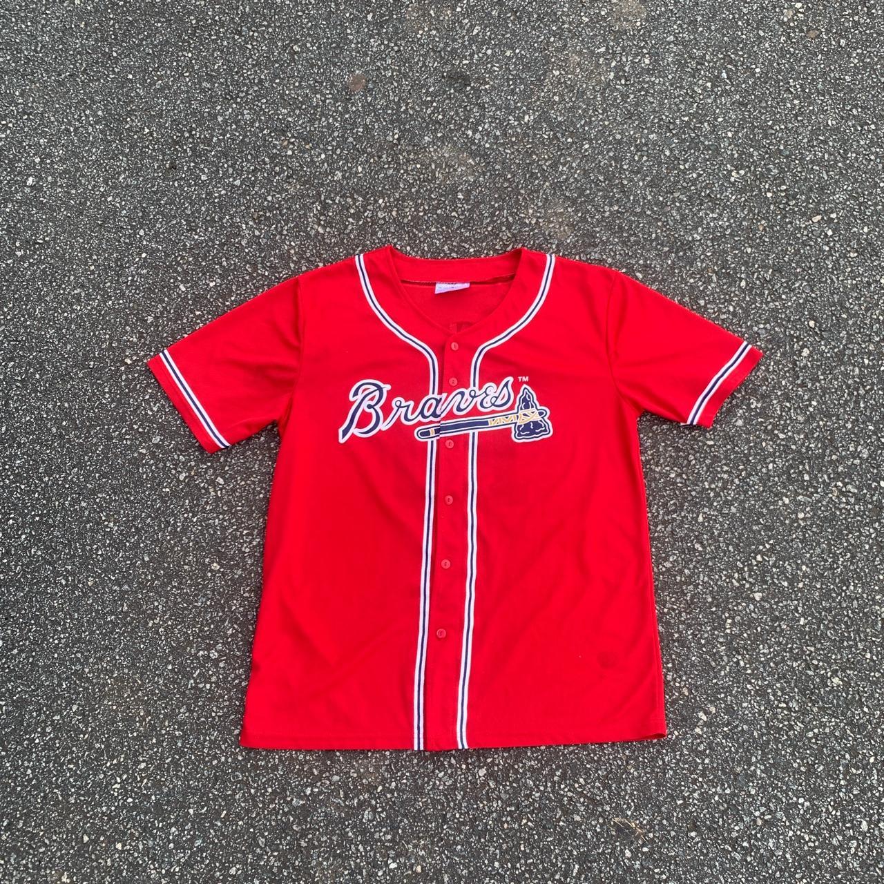 Chipper Jones Atlanta Braves Jersey Size - Men's - Depop