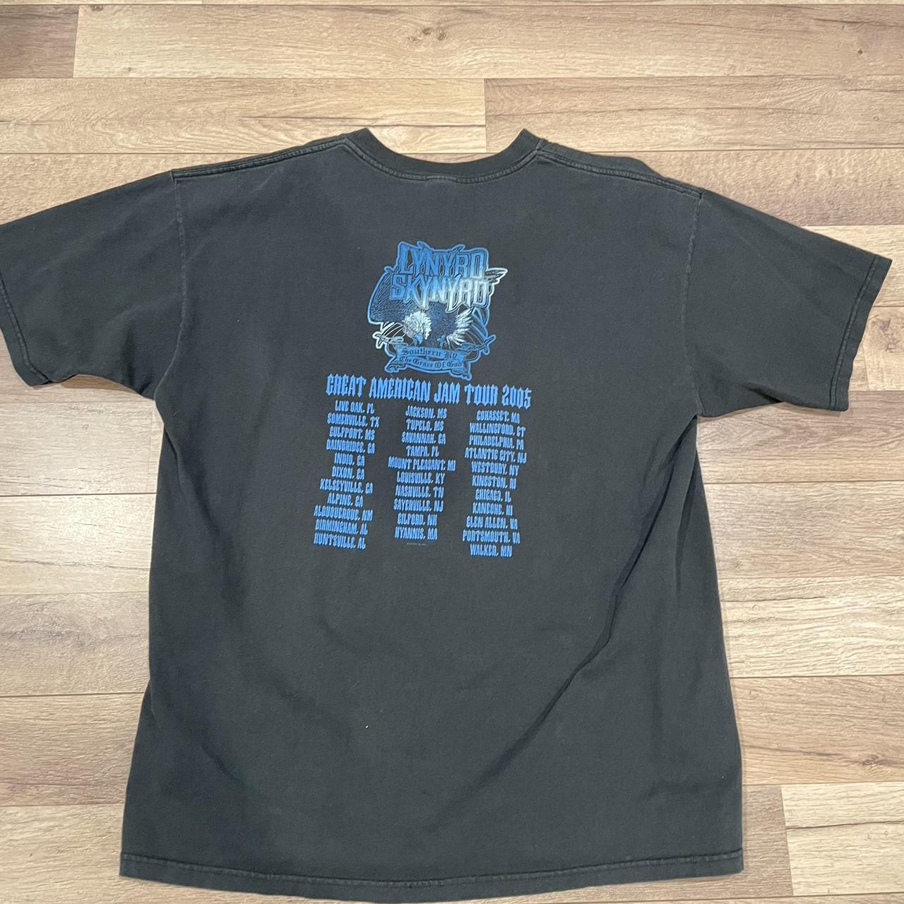 Vintage Lynyrd Skynyrd shirt from 2005 tour. Shirt... - Depop