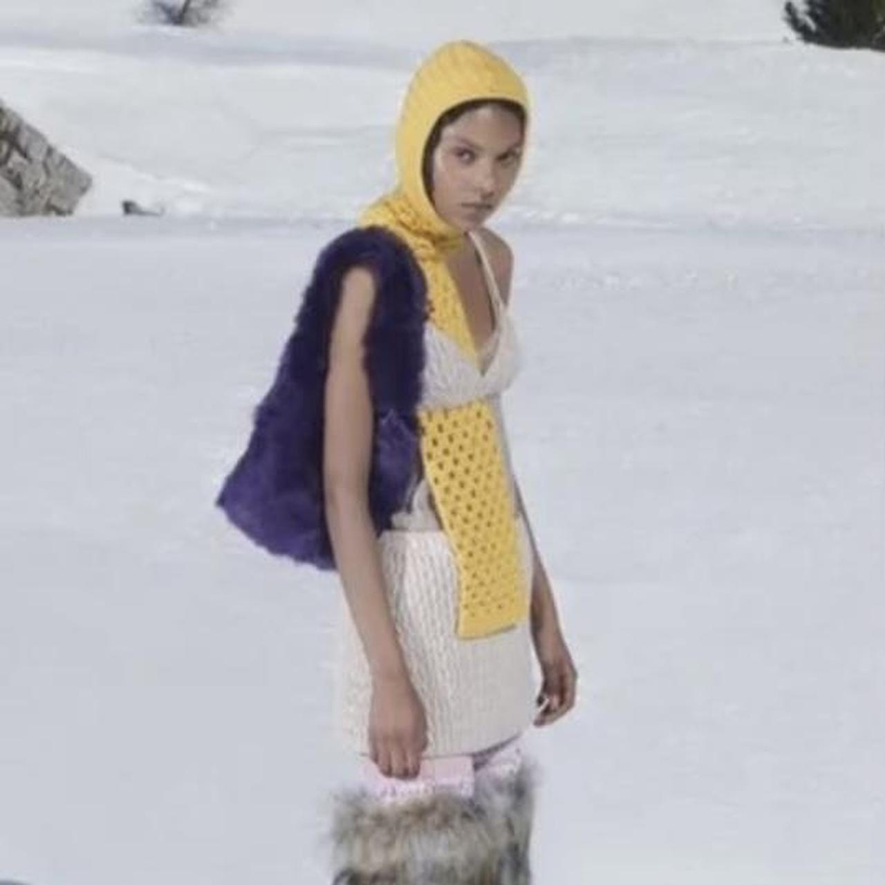 Miu Miu Women's Hat - Yellow/Multi – Miu Miu wool… - image 3