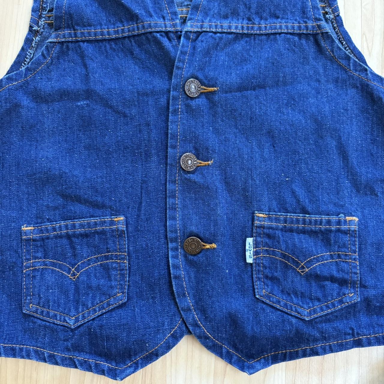 Levi's Men's Vest - Blue/Navy - M – 1970s Levi's … - image 2