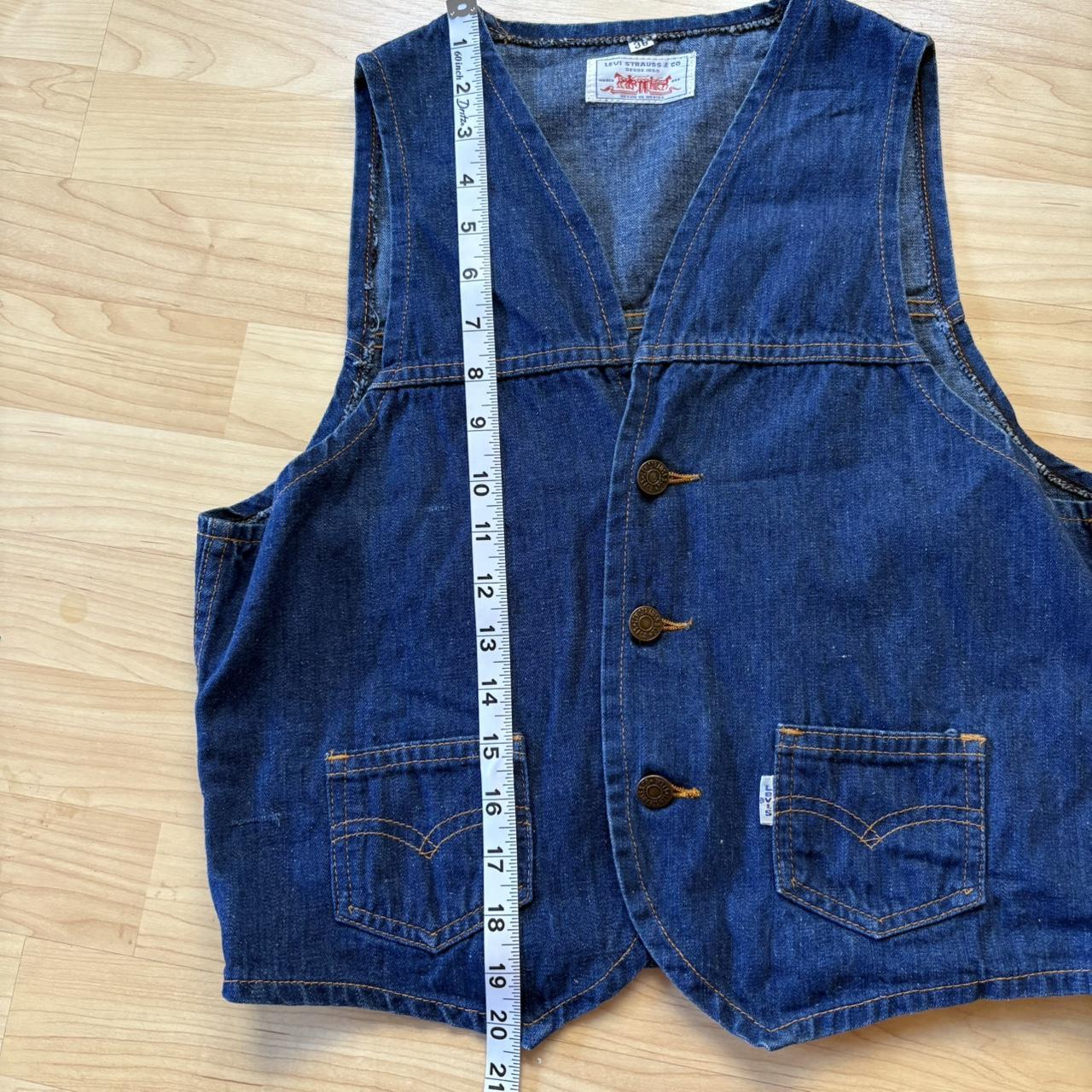Levi's Men's Vest - Blue/Navy - M – 1970s Levi's … - image 8