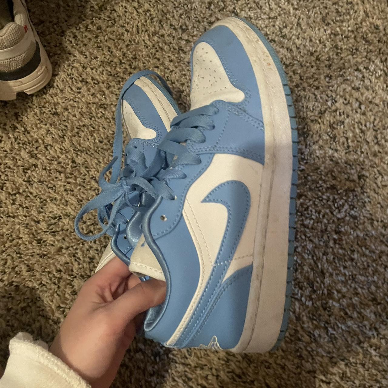 Authentic Duke Air Jordans Size 5 - Depop