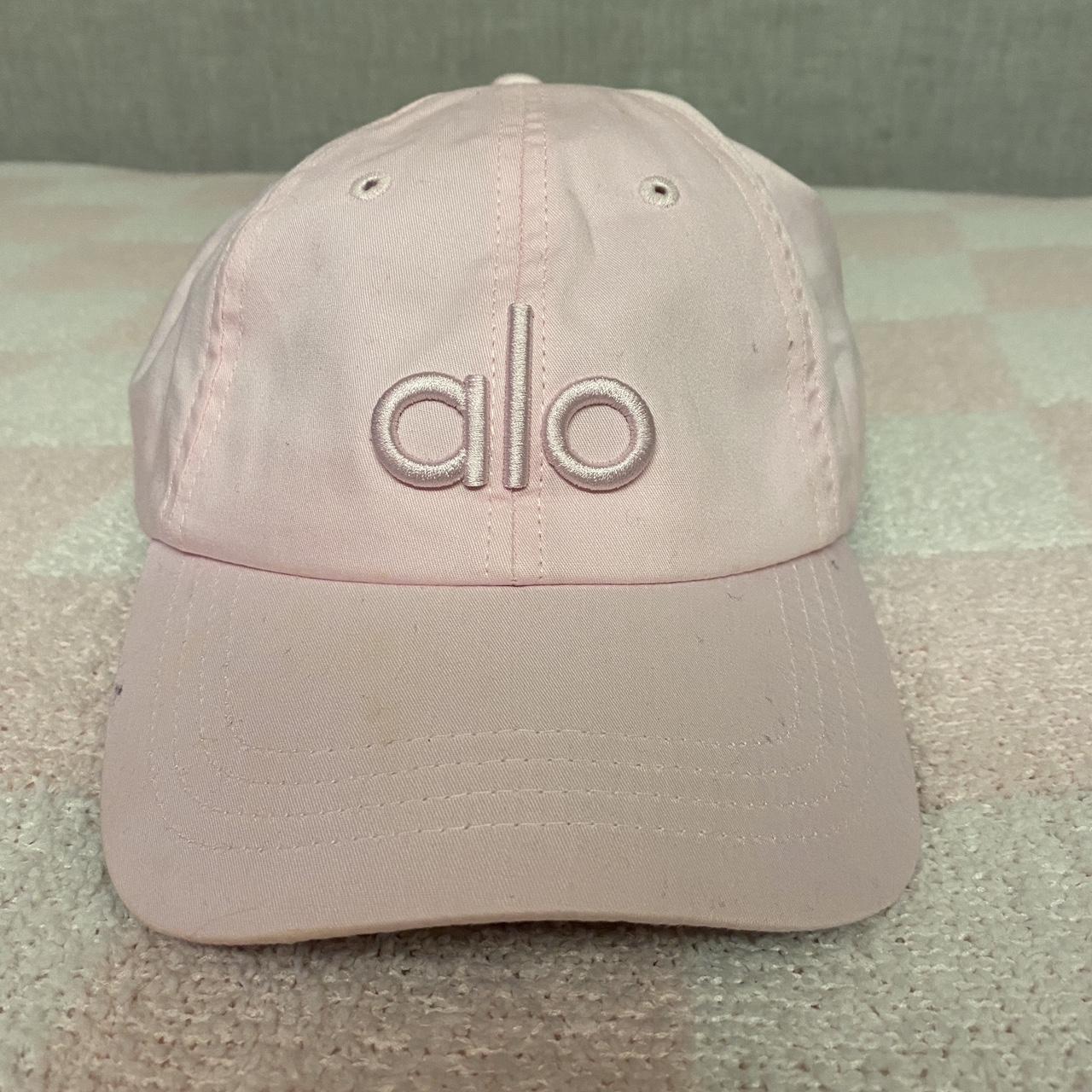 Light pink alo cap minor flaws that are pictured