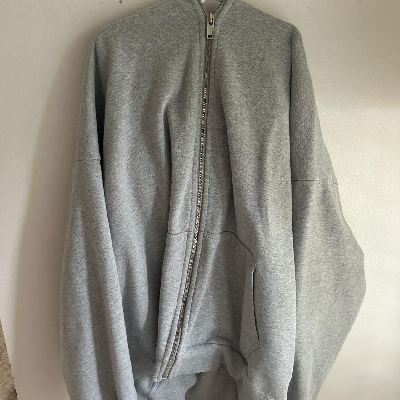 Gray oversized brandy hoodie, currently on their... Depop