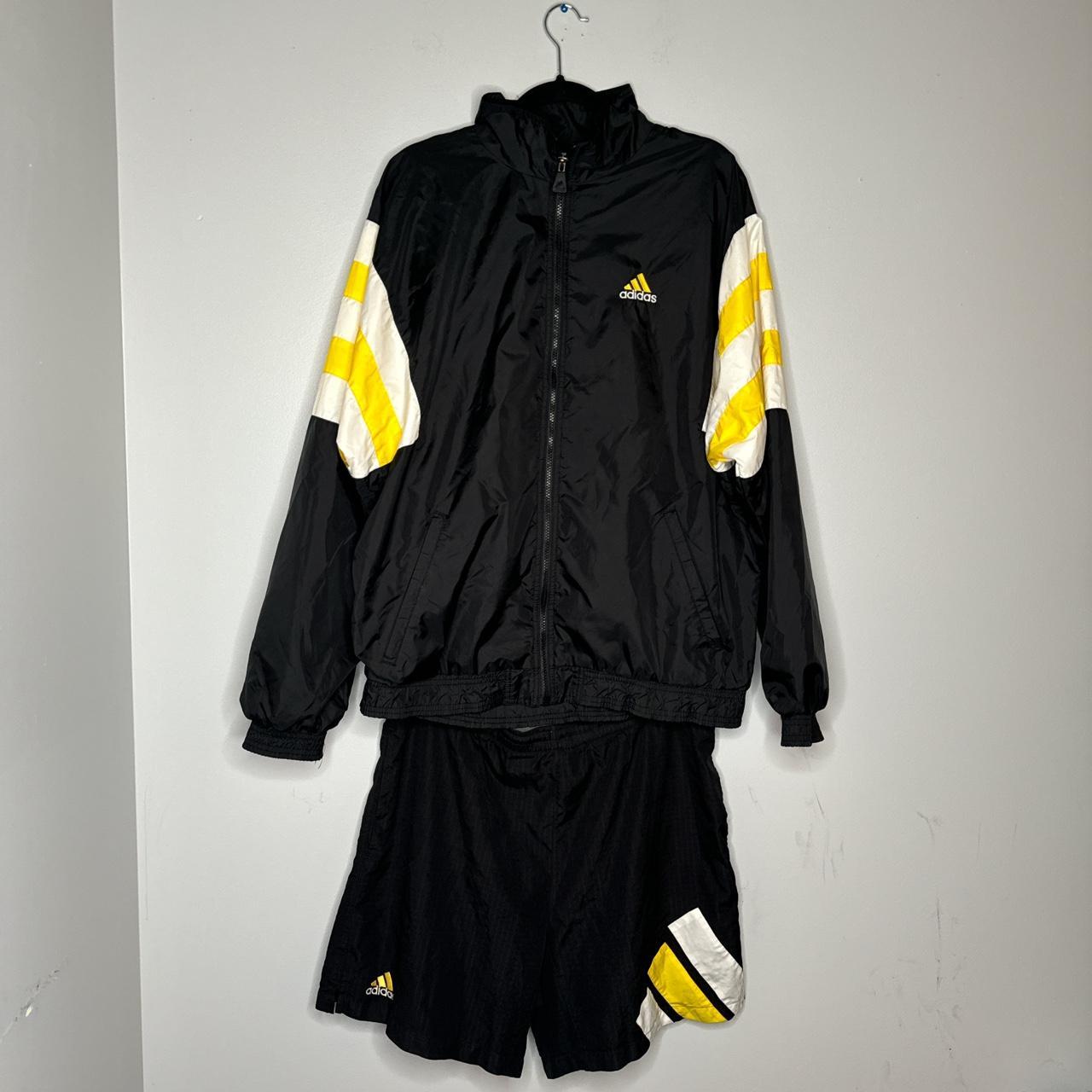 Adidas jacket fashion and shorts set