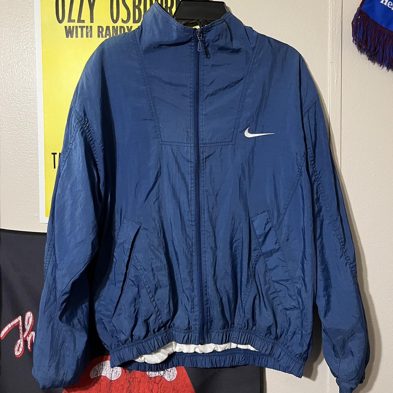 Nike Men's Blue Jacket Depop