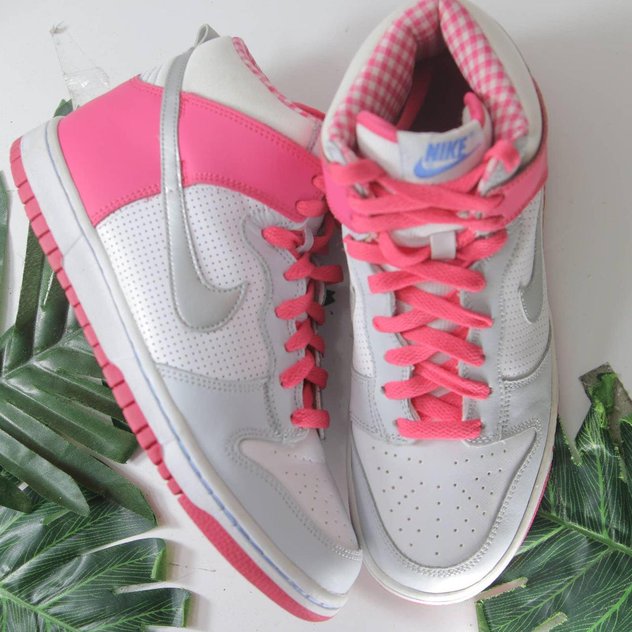 dunk high pink white