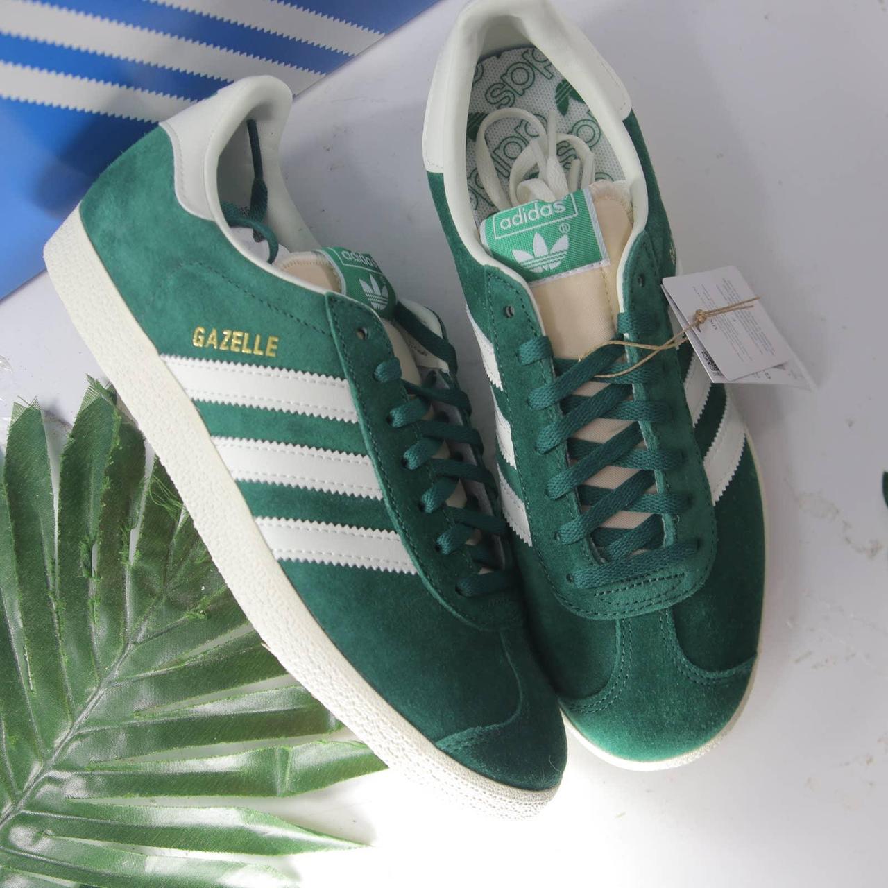 Adidas Women's Green And Cream Trainers 