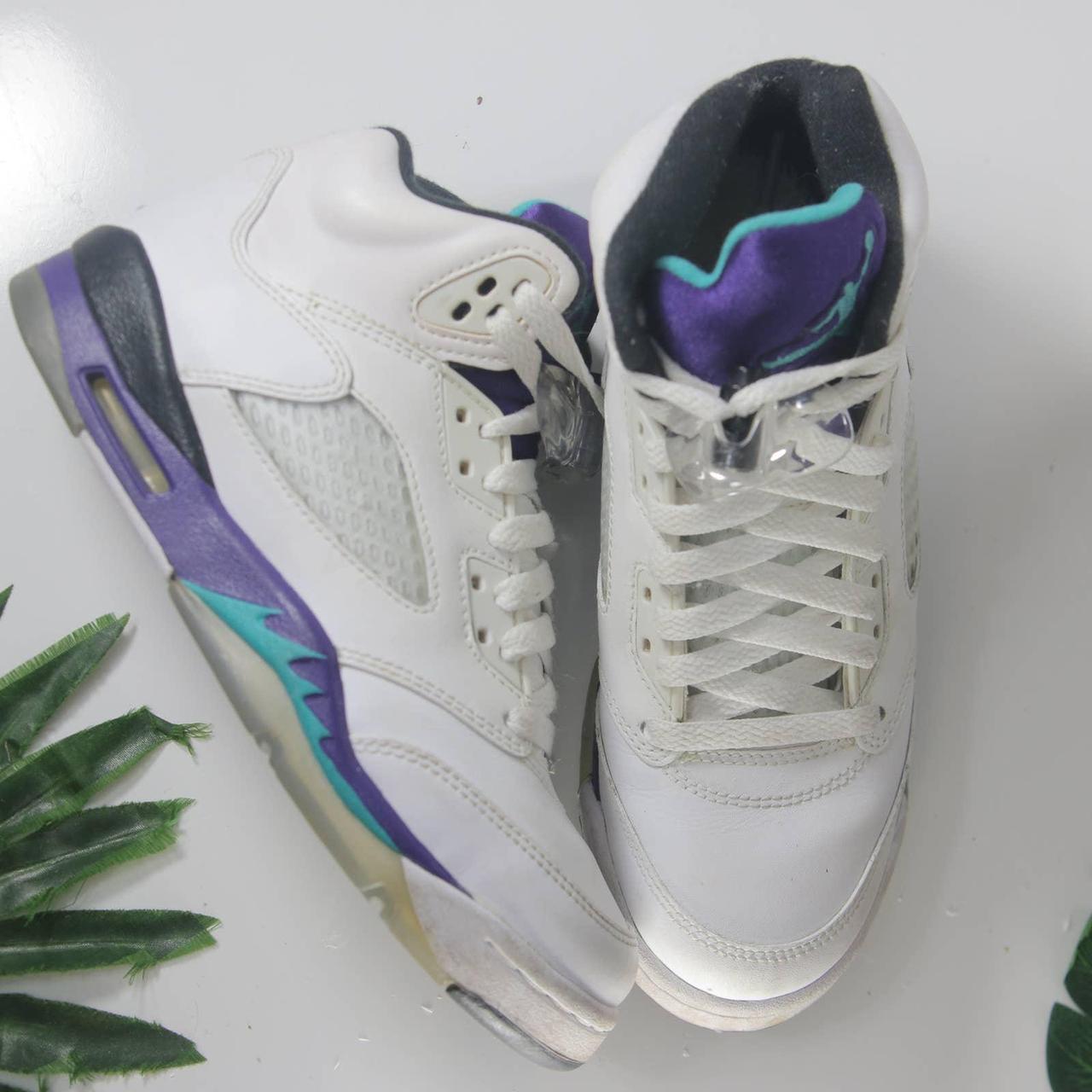 purple jordan 5s