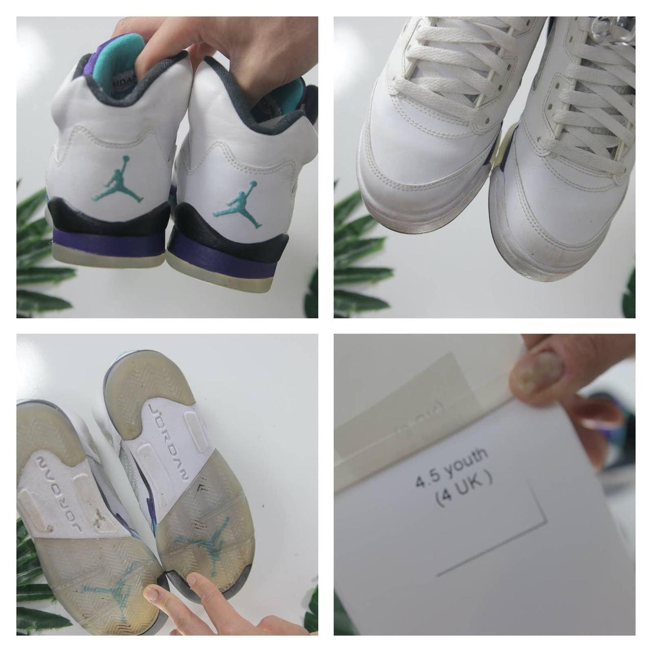 jordan 5 white and purple