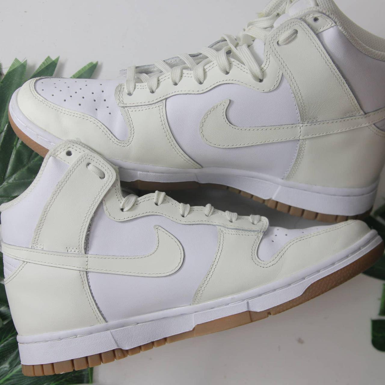 cream nike trainers womens