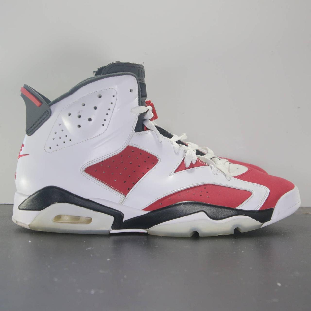 Name: Nike Air Jordan 6 Retro Carmine White Red... - Depop