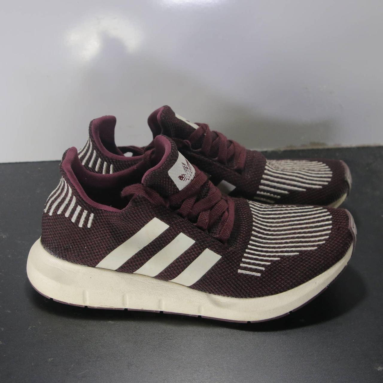 Name: adidas EVM Low Size 7 Women's 005609 Burgundy... - Depop