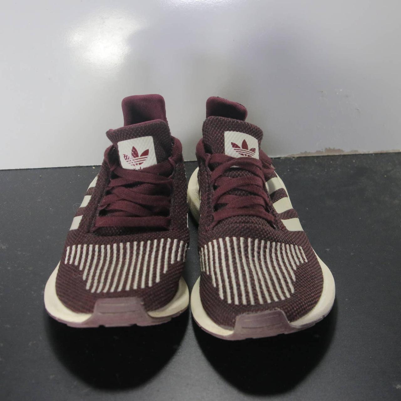 Name: adidas EVM Low Size 7 Women's 005609 Burgundy... - Depop