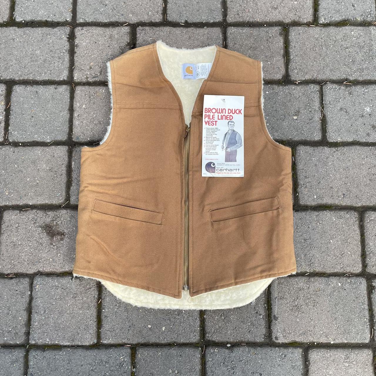 1970/1980s Union Made Carhartt Vest 10/10... - Depop