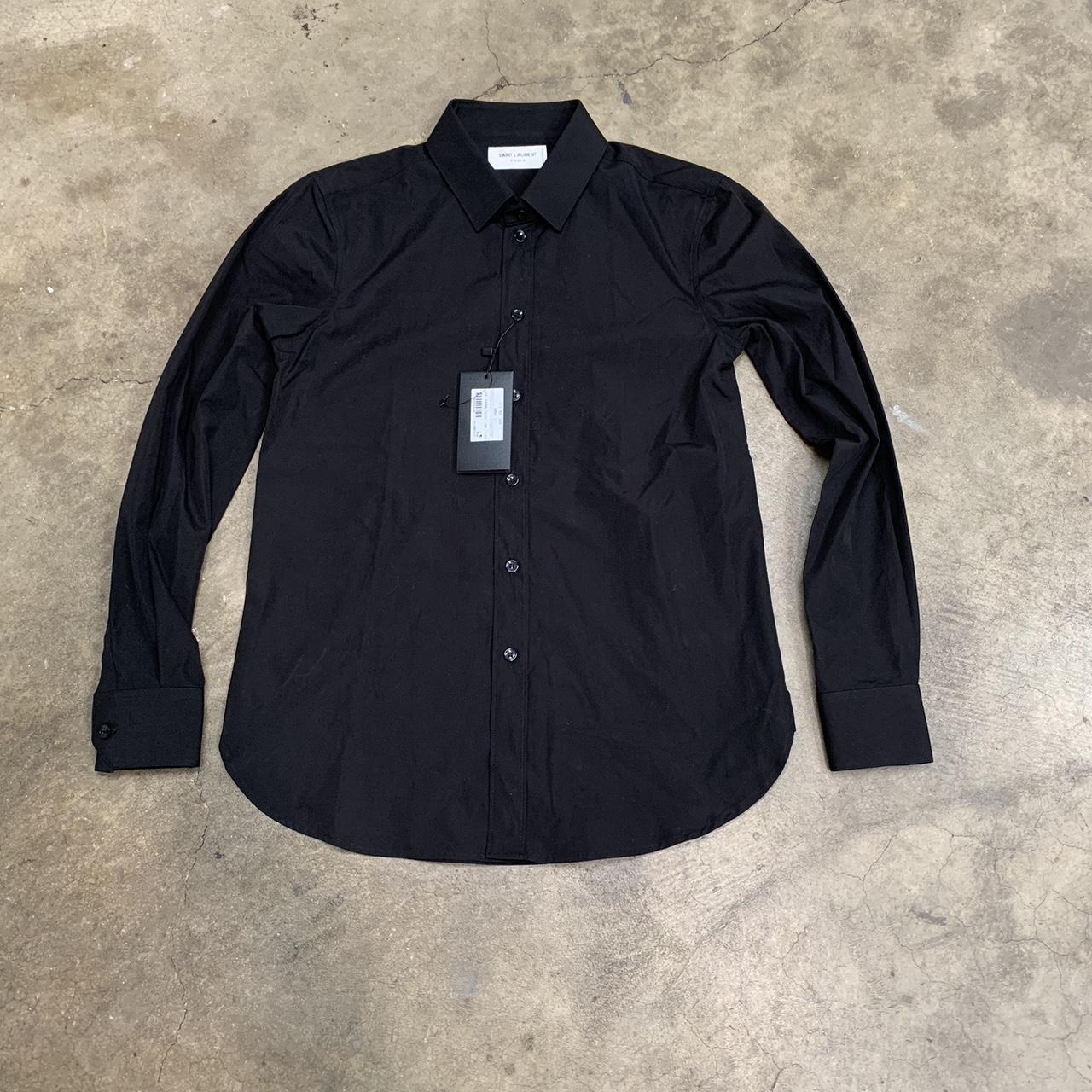 Saint Laurent Paris Men S Black Shirt Depop