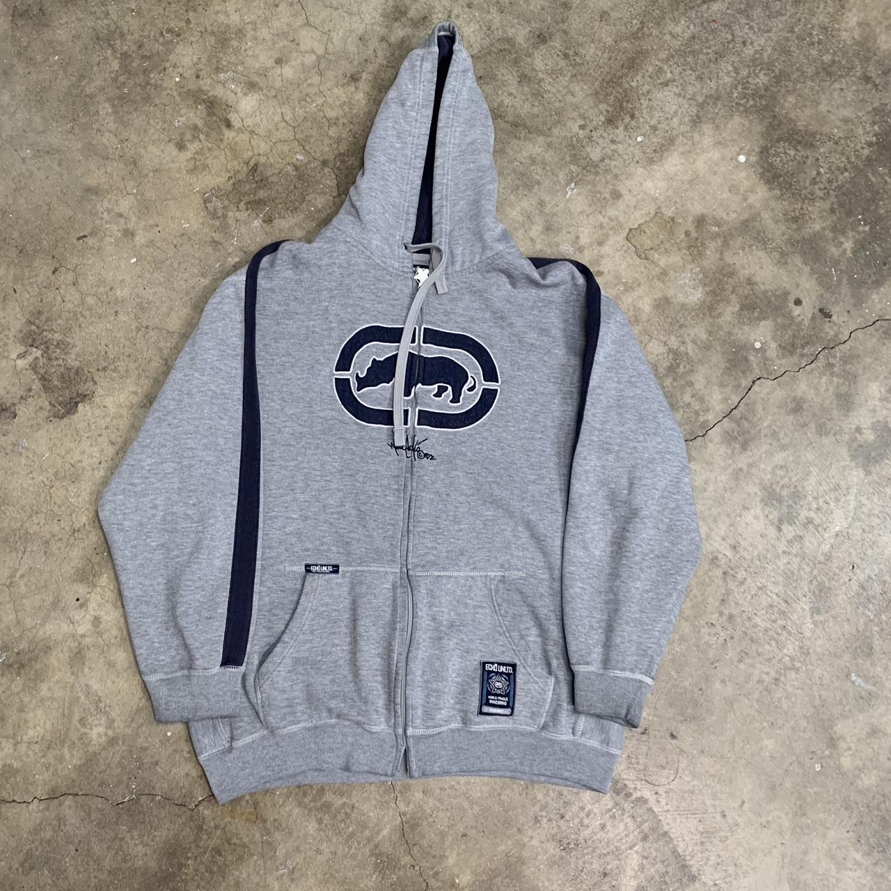 Y2K Ecko UNTLD zip up in good condition Zipper... - Depop