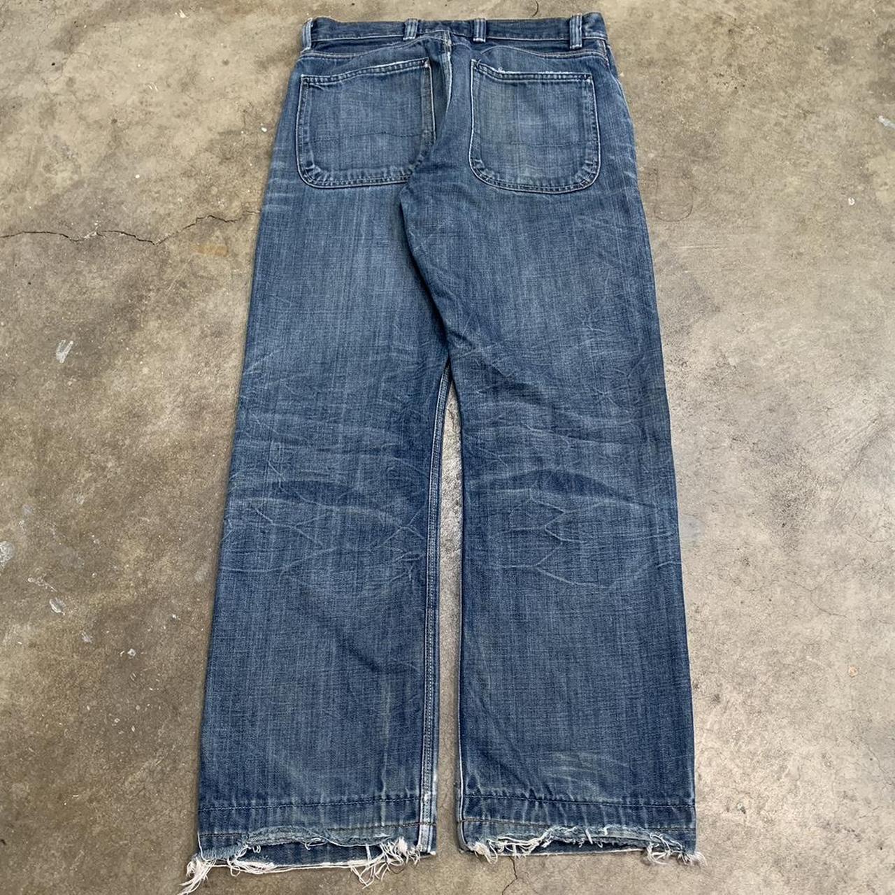 Vintage Y2K Button Fly Gap Industrial Standard Jeans... - Depop