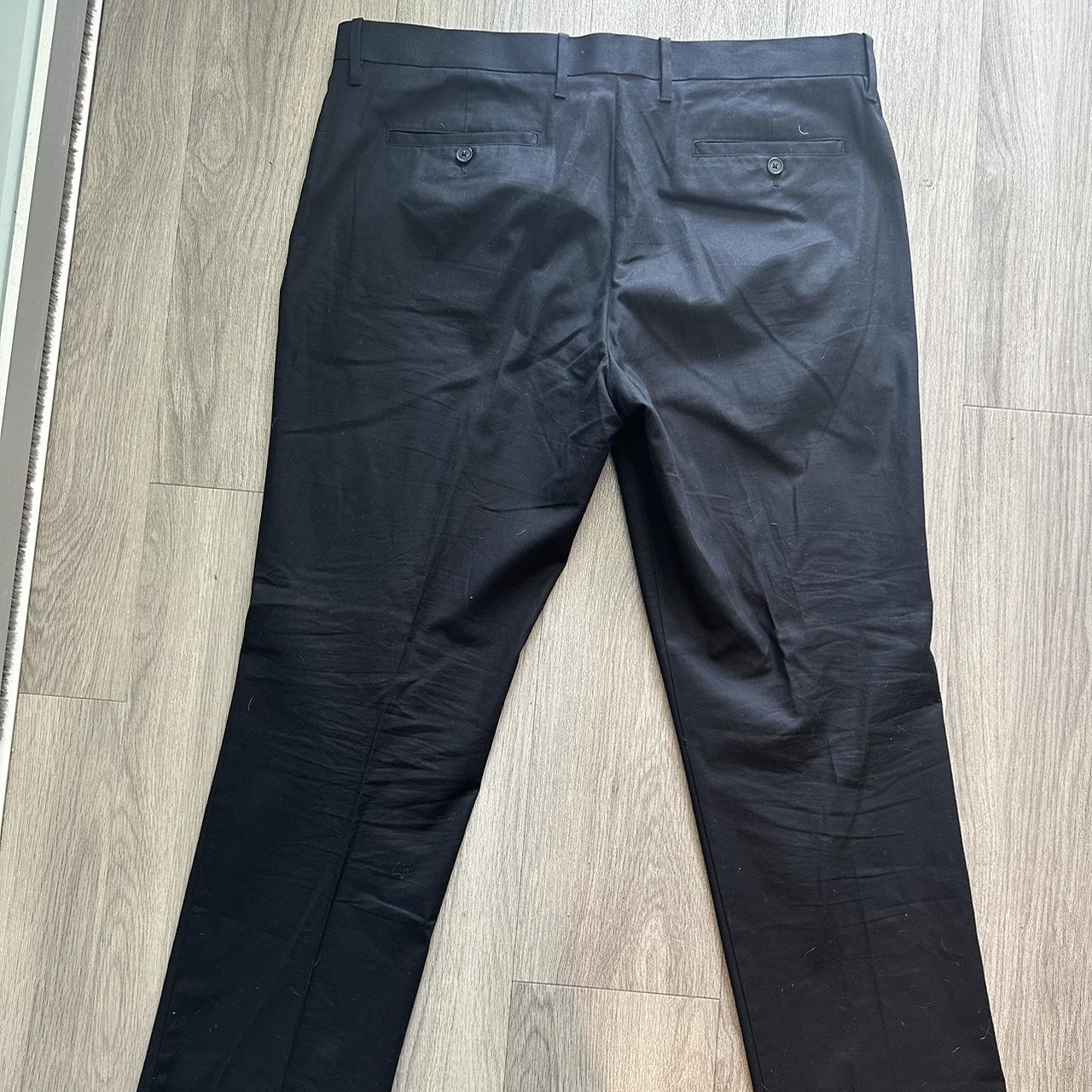 Murano Men’s Black Dress Pants (38”W x 30”L) - Depop