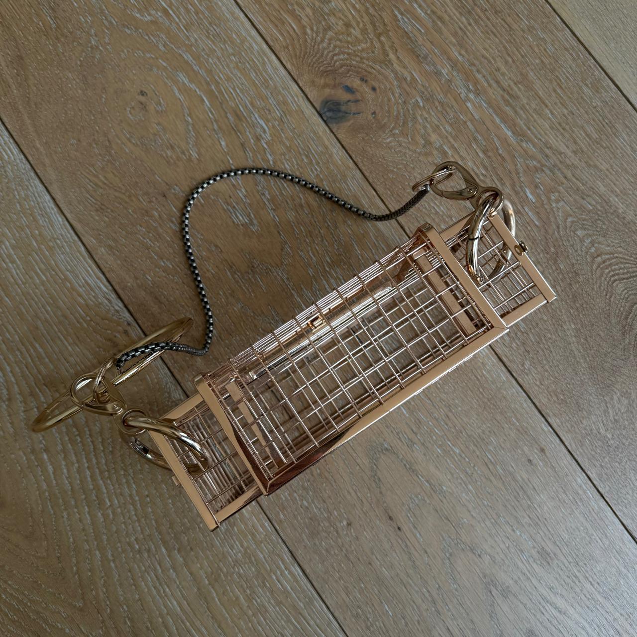 Martine Ali cage bag in very rare rose gold color. Depop