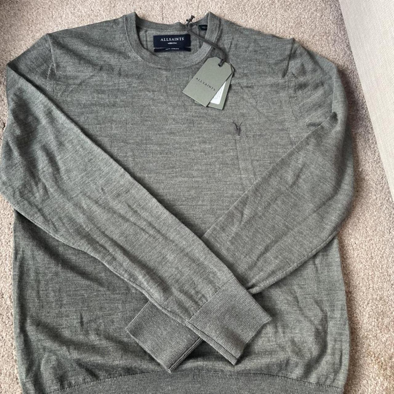 Brand new all saints jumper, merino wool, “nettle... - Depop