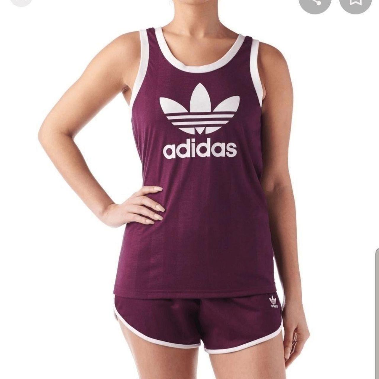 Adidas women's best sale trefoil tank