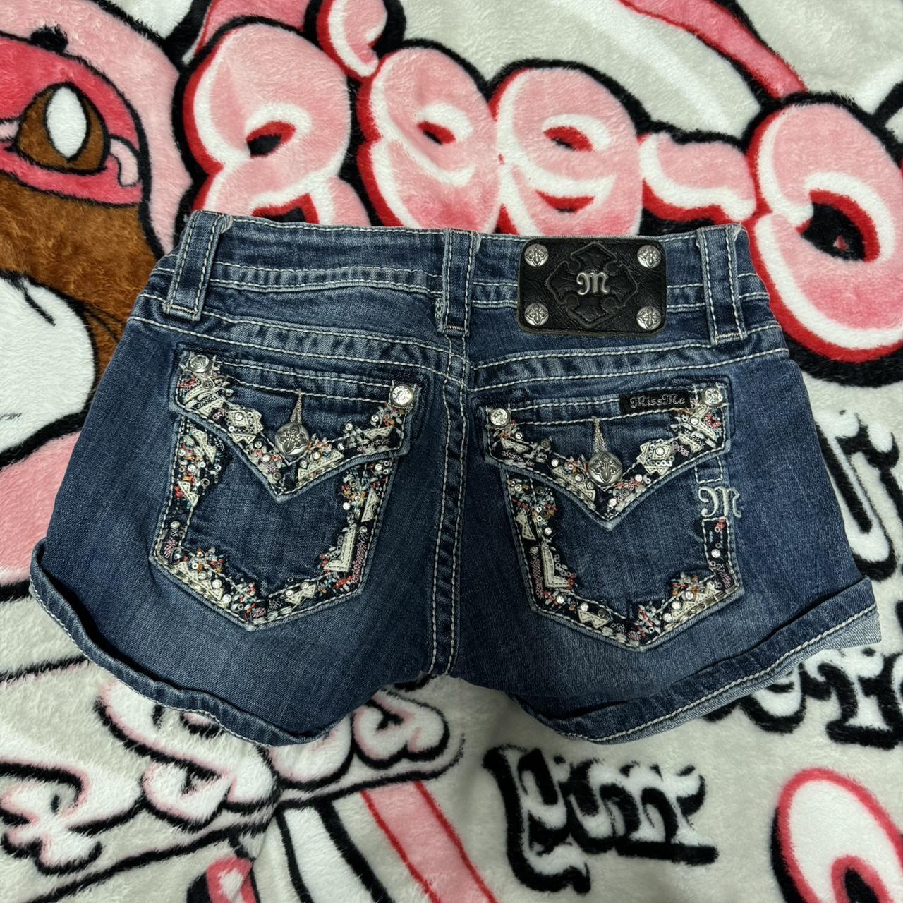 Miss me jean shorts , VERY low rise but super cute - Depop