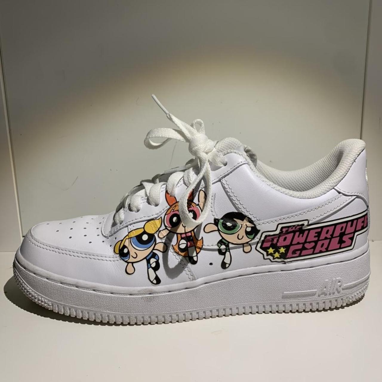 Custom Drip Creations Powerpuff Girls Airforce... - Depop