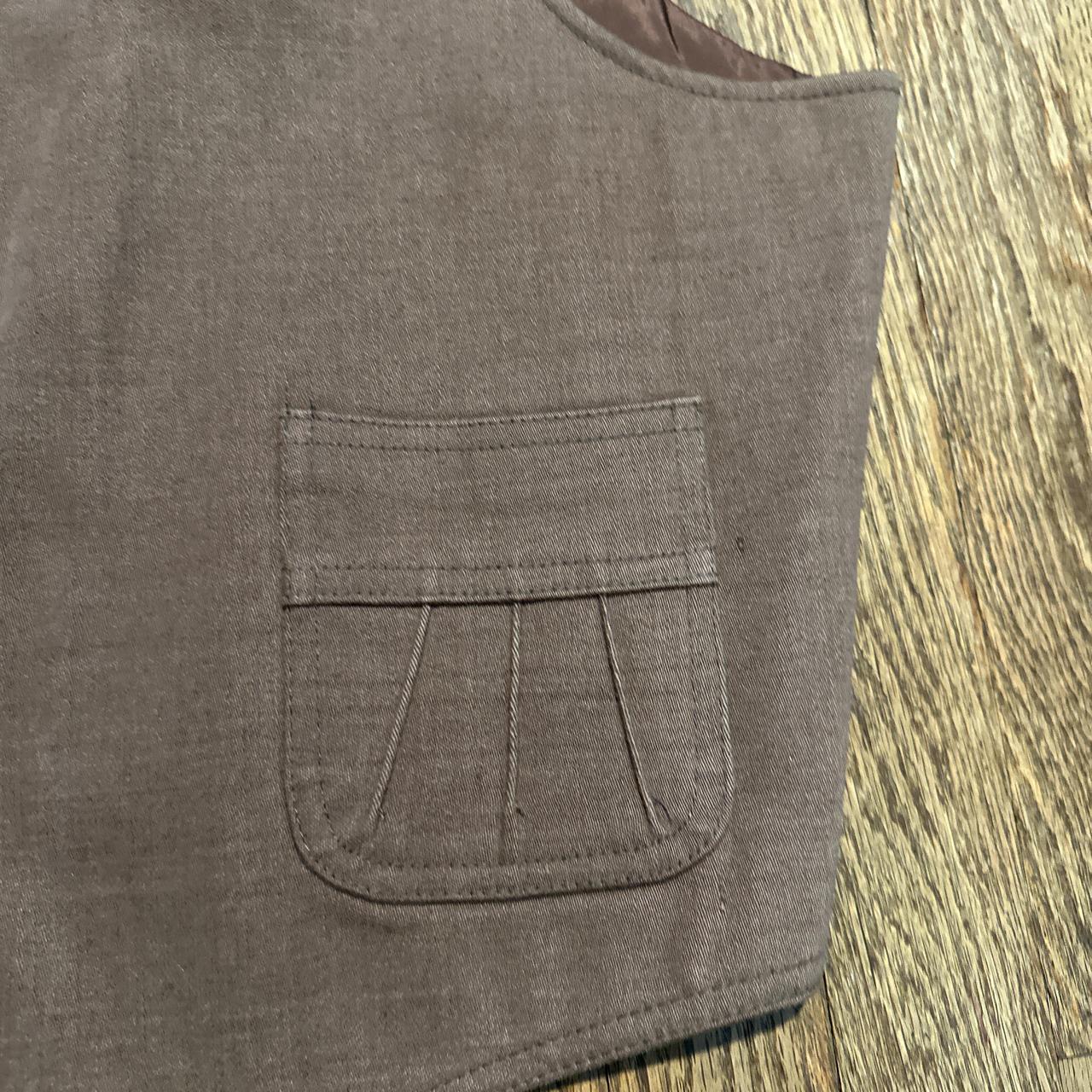 Lee Men's Vest - Brown - L – Vintage 1970s brown … - image 2