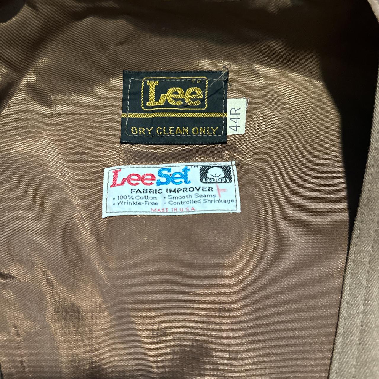 Lee Men's Vest - Brown - L – Vintage 1970s brown … - image 3
