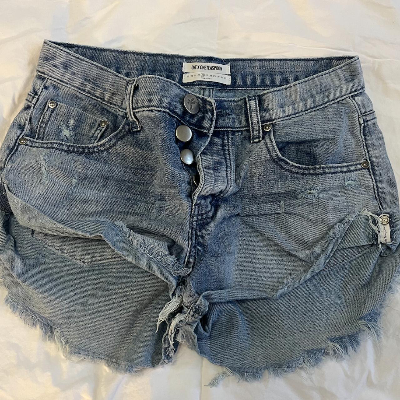 ONE TEASPOON LOW WAIST BANDITS DENIM... - Depop